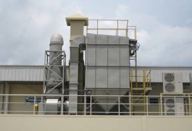 Foto proyek dust collector PT Asrico Putra Perdana